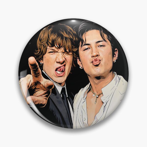 Item preview, Hudson Williams and Connor Storrie bonding Golden Globes (fan art) designed and sold by PopCultureAndStuff.