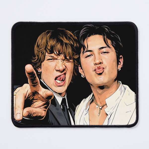 Item preview, Hudson Williams and Connor Storrie bonding Golden Globes (fan art) designed and sold by PopCultureAndStuff.