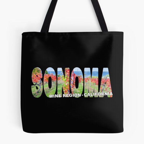 Item preview, SONOMA Wine Region California - Winery Vineyard in Fall Rolling Hills designed and sold by Adam Gormley.