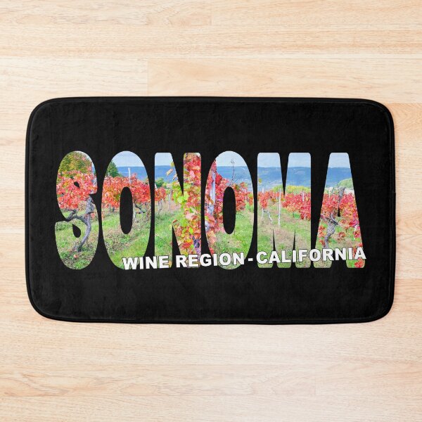 Item preview, SONOMA Wine Region California - Winery Vineyard in Fall Rolling Hills designed and sold by Adam Gormley.