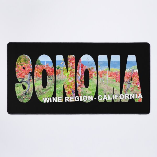 Item preview, SONOMA Wine Region California - Winery Vineyard in Fall Rolling Hills designed and sold by Adam Gormley.