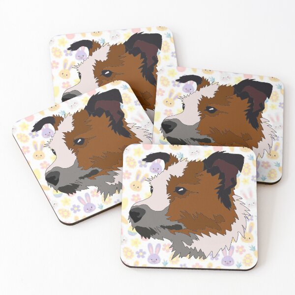 Item preview, Copy of Terrier mutt  floral pattern designed and sold by LeahcarsArt.