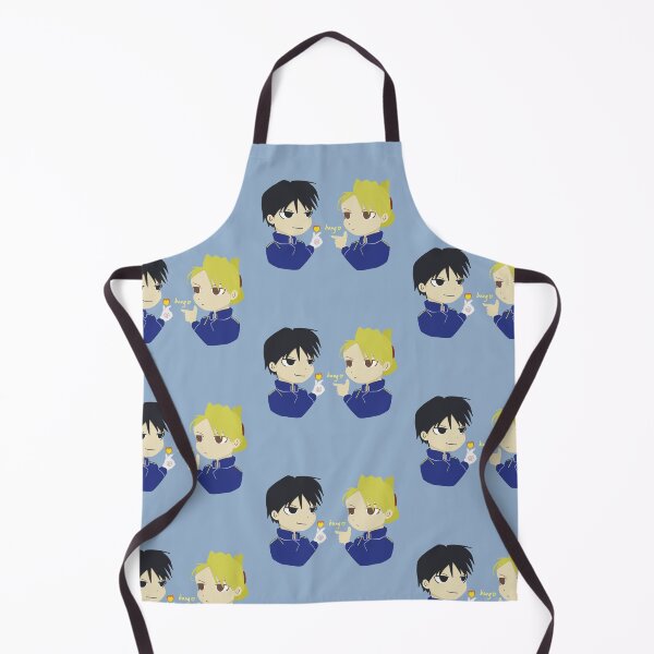 Item preview, Fullmetal Alchemist FMA Inspired collection: Funny Roy Mustang & Riza Hawkeye Cute Couple Royai Cute Match designed and sold by MoriTheCrafter.