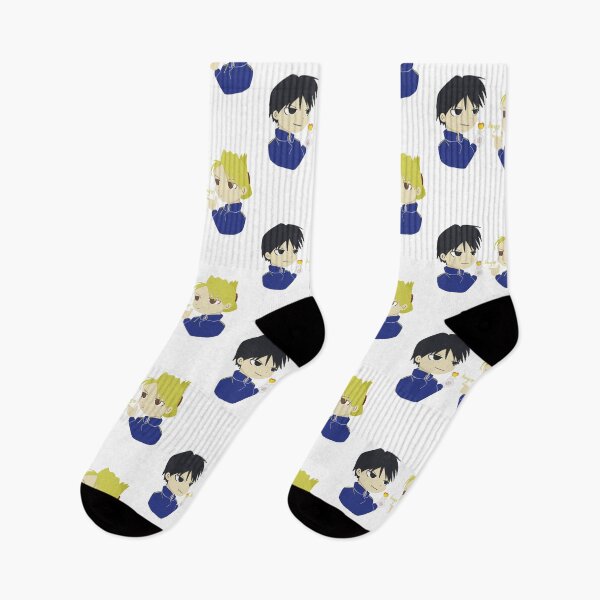 Item preview, Fullmetal Alchemist FMA Inspired collection: Funny Roy Mustang & Riza Hawkeye Cute Couple Royai Cute Match designed and sold by MoriTheCrafter.
