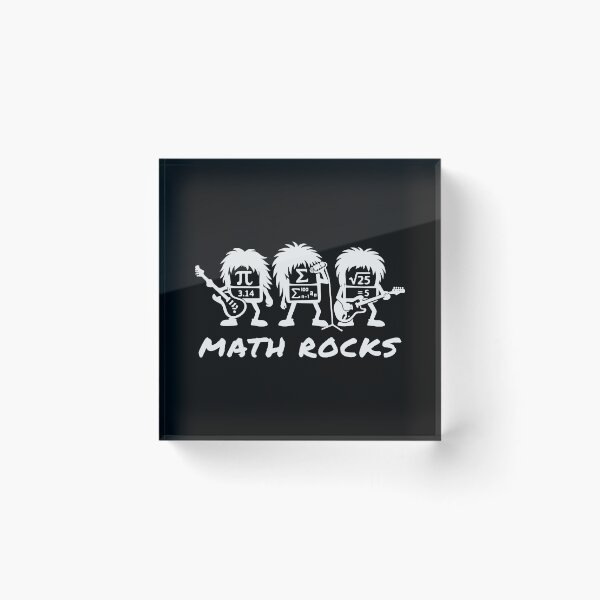 Item preview, Math Rocks Academic Rock Band Humor designed and sold by HandicraftArt.