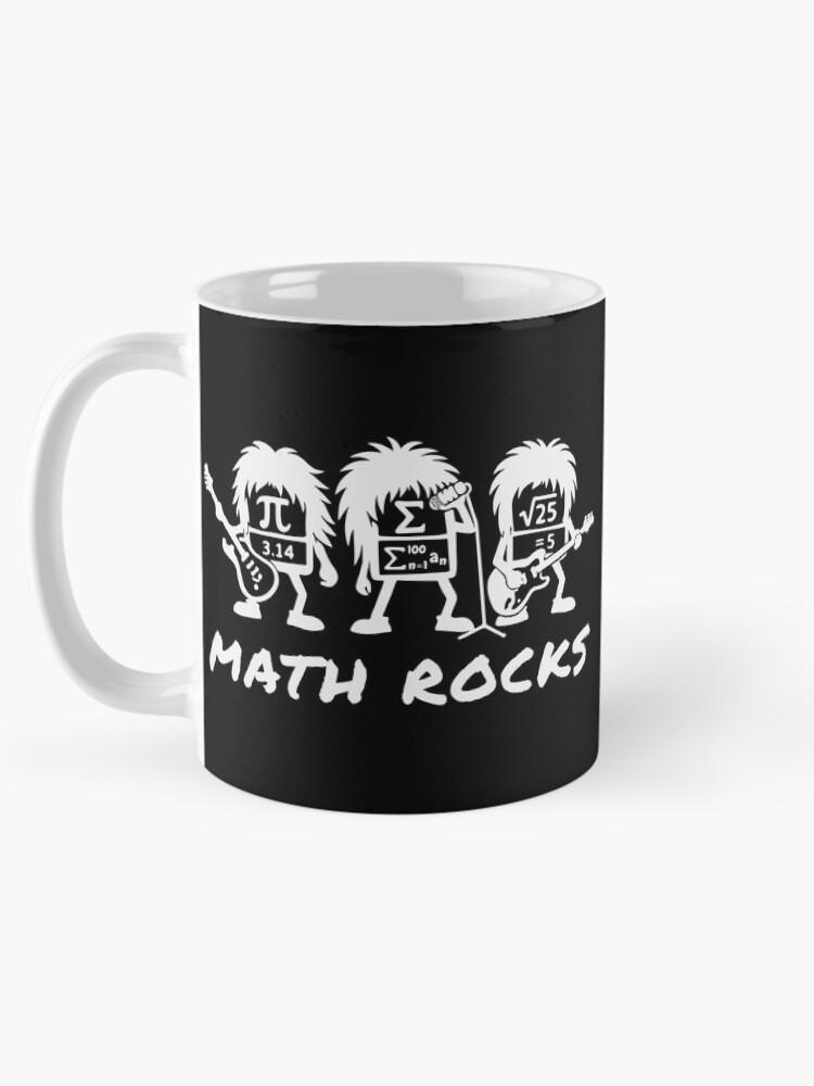 Thumbnail 5 of 6, Coffee Mug, Math Rocks Academic Rock Band Humor designed and sold by HandicraftArt.
