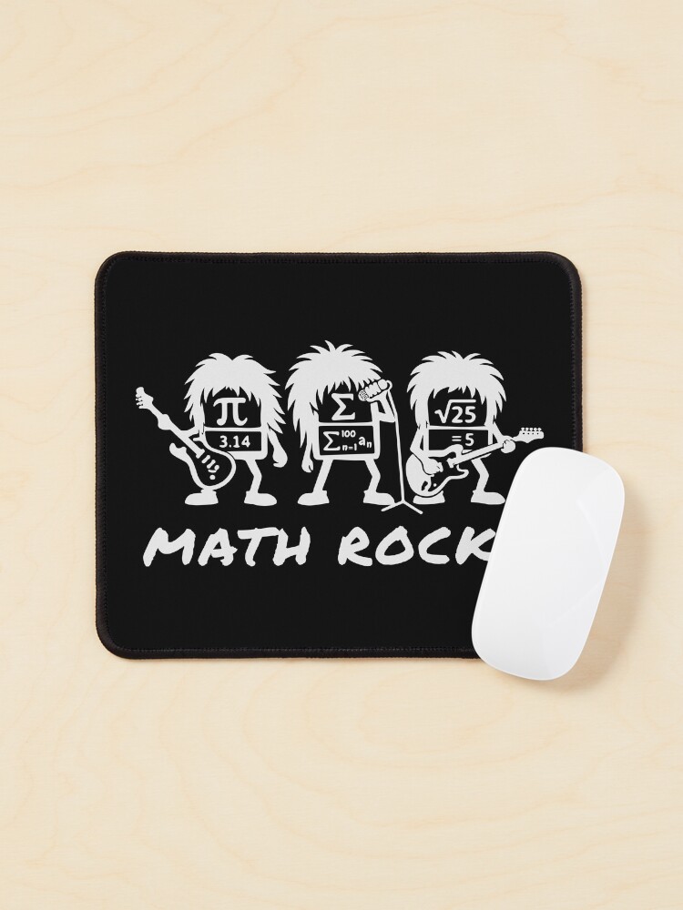 Thumbnail 1 of 5, Mouse Pad, Math Rocks Academic Rock Band Humor designed and sold by HandicraftArt.