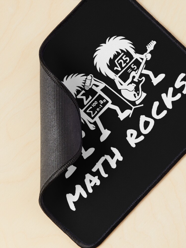 Thumbnail 2 of 5, Mouse Pad, Math Rocks Academic Rock Band Humor designed and sold by HandicraftArt.