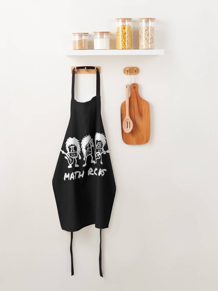 Thumbnail 4 of 6, Apron, Math Rocks Academic Rock Band Humor designed and sold by HandicraftArt.