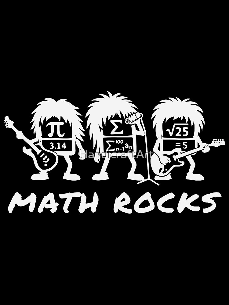 Thumbnail 3 of 3, Scarf, Math Rocks Academic Rock Band Humor designed and sold by HandicraftArt.