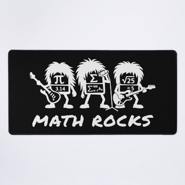 Item preview, Math Rocks Academic Rock Band Humor designed and sold by HandicraftArt.