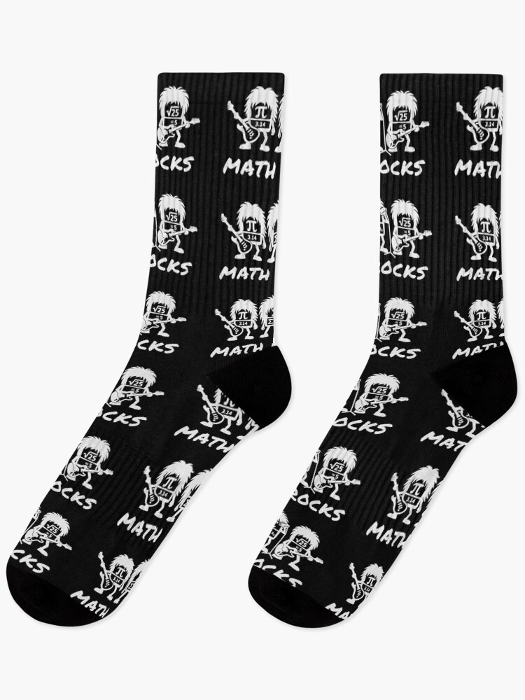 Thumbnail 1 of 5, Socks, Math Rocks Academic Rock Band Humor designed and sold by HandicraftArt.