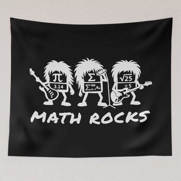 Item preview, Math Rocks Academic Rock Band Humor designed and sold by HandicraftArt.