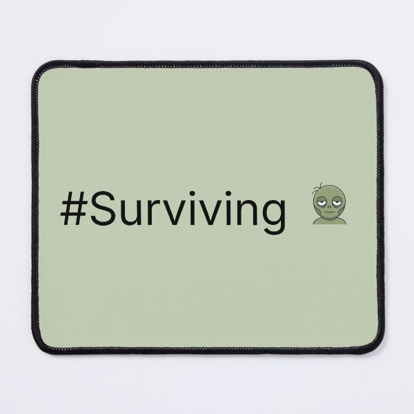 Item preview, #Surviving Zombie Minimal Design | Tired Deadpan Humuor designed and sold by MadeInNapTime.