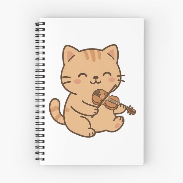 Item preview, Cat Playing a Violin designed and sold by Delamoon.