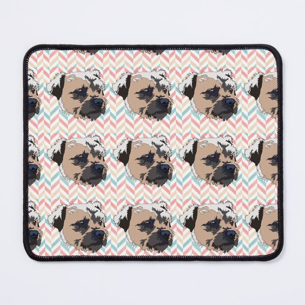Item preview, of Terrier mutt pastelpattern designed and sold by LeahcarsArt.