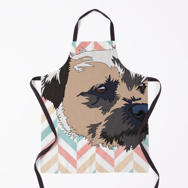 Item preview, of Terrier mutt pastelpattern designed and sold by LeahcarsArt.