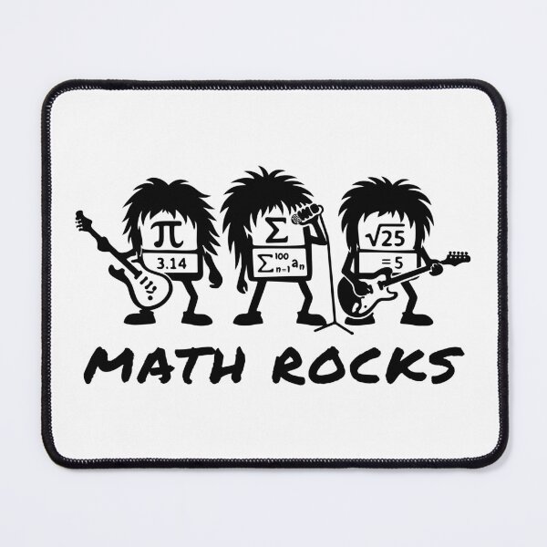 Item preview, Math Rocks Academic Rock Band Humor designed and sold by HandicraftArt.