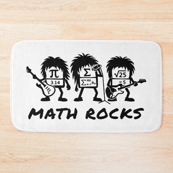 Item preview, Math Rocks Academic Rock Band Humor designed and sold by HandicraftArt.