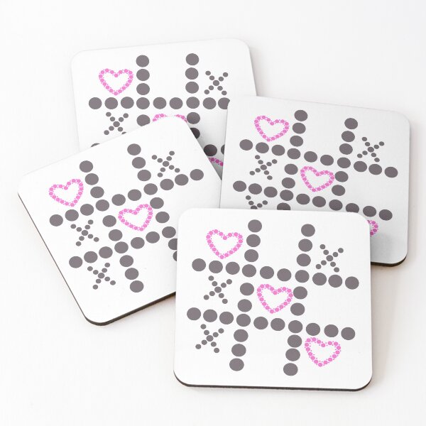 Item preview, Tic Tac Love Dot Art designed and sold by Cardiff Creative.
