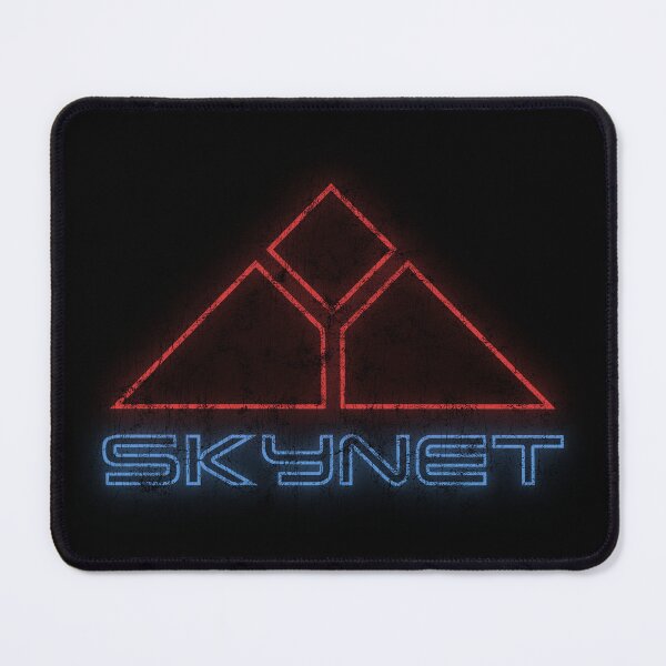 Item preview, Terminator Skynet 80s Retrowave Neon Logo Distressed designed and sold by Power Up Prints.