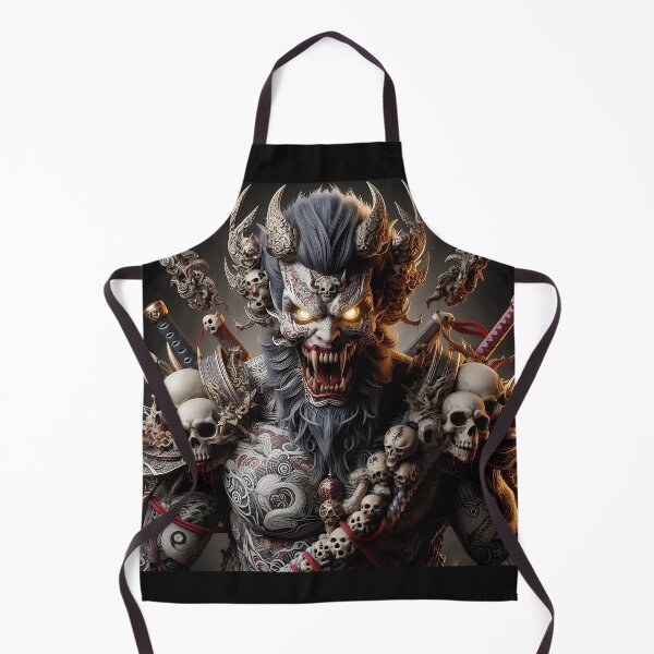 Item preview, Oni of the Skulls designed and sold by GalleryBrisArt.