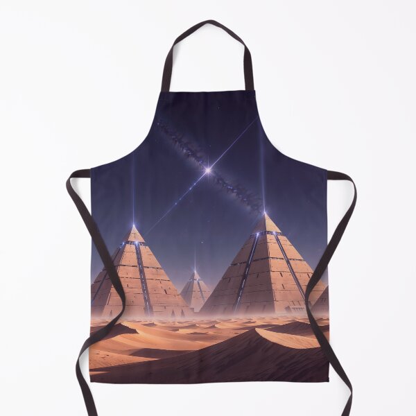 Item preview, Ancient Galactic Signal: Sci-Fi Desert Pyramids designed and sold by KYOFRAME.