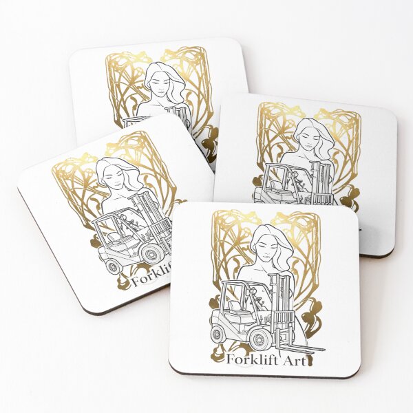 Item preview, Golden Forklift Muse designed and sold by RetroNibylander.