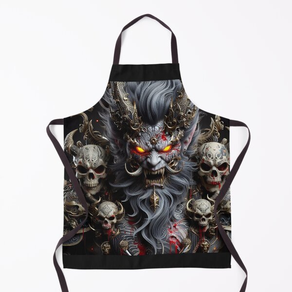Item preview, Oni of the Skulls designed and sold by GalleryBrisArt.