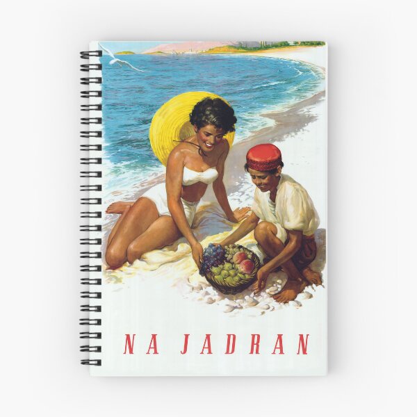 Item preview, Adriatic Coast – Vintage Travel Poster Illustration designed and sold by buglevel.
