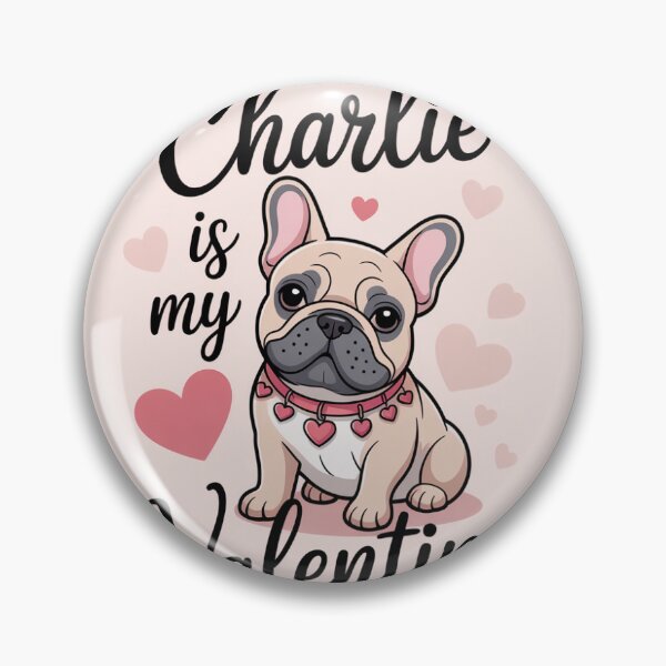 Item preview, Charlie French Bulldog Valentine Dog Mom Cute Custom Name Gift designed and sold by chessnegocios.