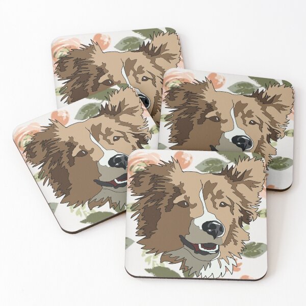Item preview, Copy of Copy of Copy of Aussie mutt floral pattern designed and sold by LeahcarsArt.