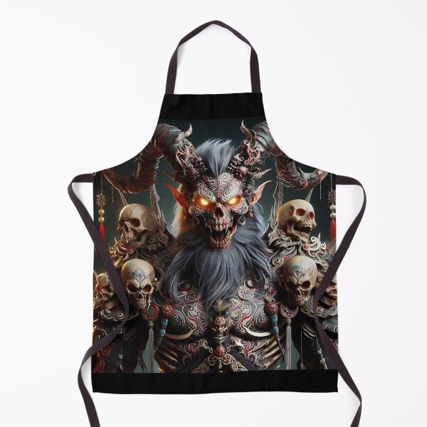 Item preview, Oni of the Skulls designed and sold by GalleryBrisArt.