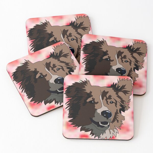 Item preview, of Aussie mutt floral pattern designed and sold by LeahcarsArt.
