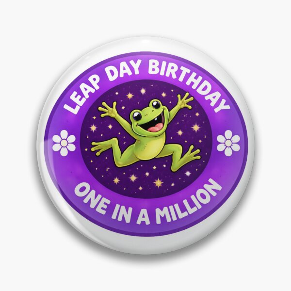 Item preview, Leap Year Birthday - One In A Million designed and sold by Leap29 Designs.