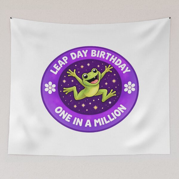 Item preview, Leap Year Birthday - One In A Million designed and sold by Leap29 Designs.