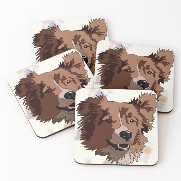 Item preview, Copy of of Aussie mutt floral pattern designed and sold by LeahcarsArt.