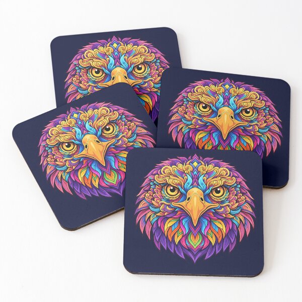 Item preview, Animal Psychedelic Art Print - EAGLE 07 designed and sold by Mindwork Creative Arts.