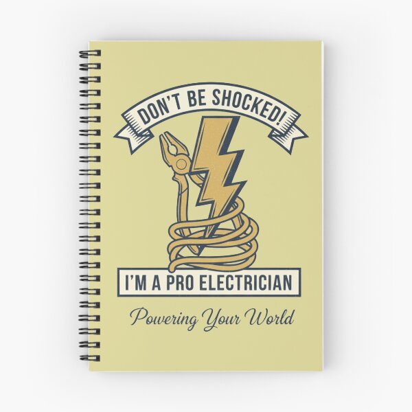 Item preview, Pro Electrician - Don't Be Shocked Lighting Bolt Design designed and sold by Pixel & Beyond.