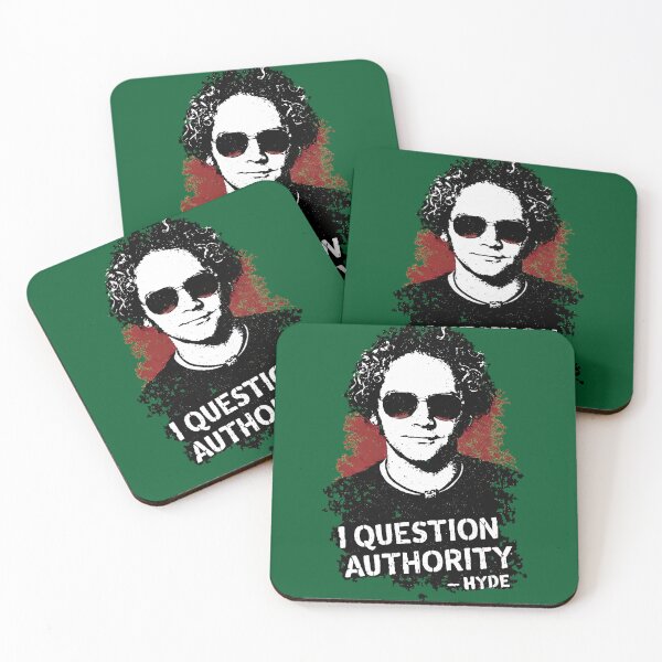 Item preview, I Question Authority Hyde - That 70s Show Punk Quote designed and sold by ys96.