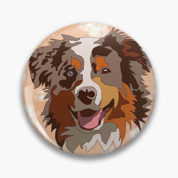 Item preview, Copy of Copy of of Aussie mutt floral pattern designed and sold by LeahcarsArt.