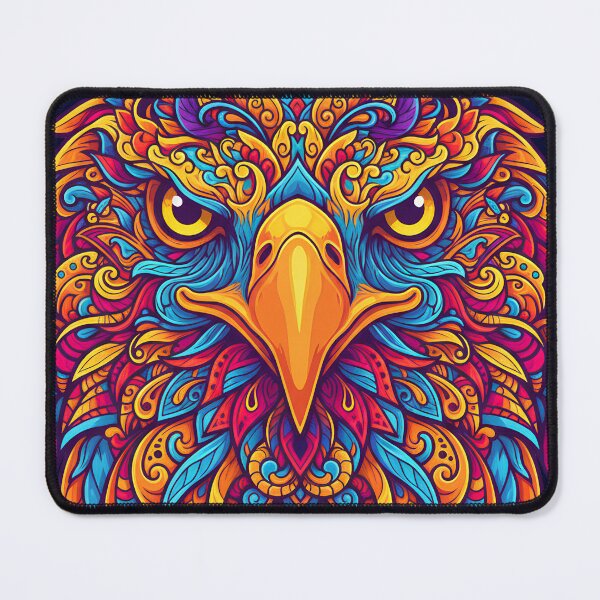 Item preview, Animal Psychedelic Art Print - EAGLE 06 designed and sold by Mindwork Creative Arts.