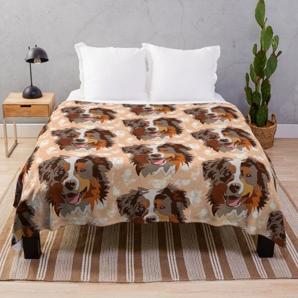 Item preview, Copy of Copy of of Aussie mutt floral pattern designed and sold by LeahcarsArt.