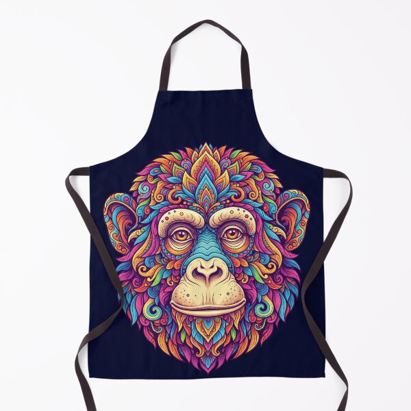 Item preview, Psychedelic APE - Animal Art Print designed and sold by Mindwork Creative Arts.