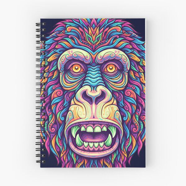 Item preview, Psychedelic APE - Animal Art Print designed and sold by Mindwork Creative Arts.