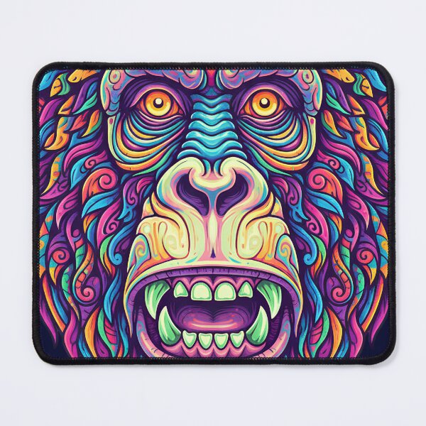 Item preview, Psychedelic APE - Animal Art Print designed and sold by Mindwork Creative Arts.