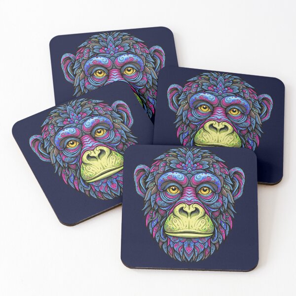 Item preview, Psychedelic Animal Art Print - APE designed and sold by Mindwork Creative Arts.