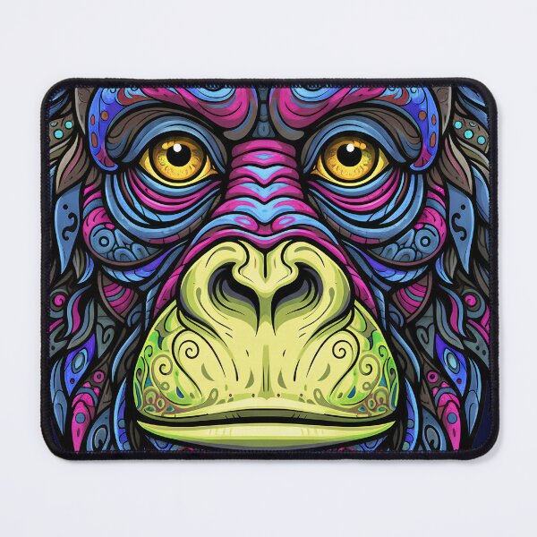 Item preview, Psychedelic Animal Art Print - APE designed and sold by Mindwork Creative Arts.