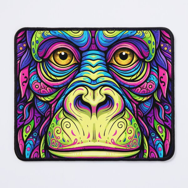 Item preview, Animal Art Print - Psychedelic APE designed and sold by Mindwork Creative Arts.