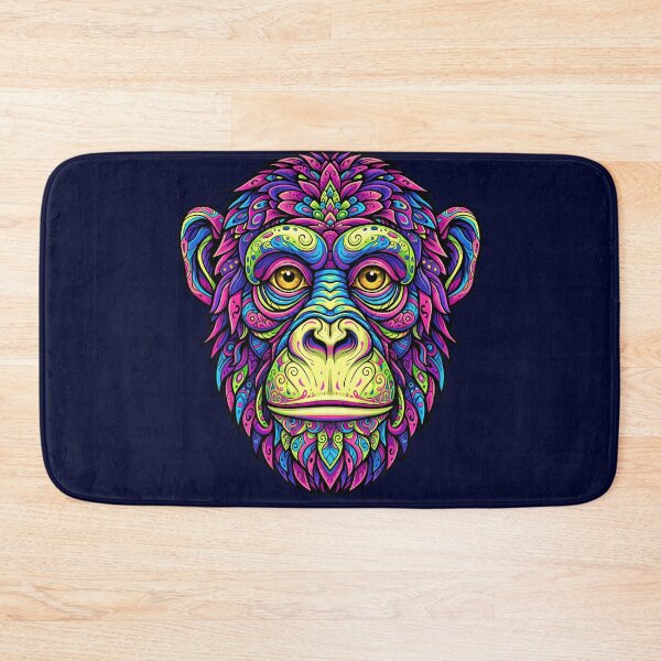 Item preview, Animal Art Print - Psychedelic APE designed and sold by Mindwork Creative Arts.